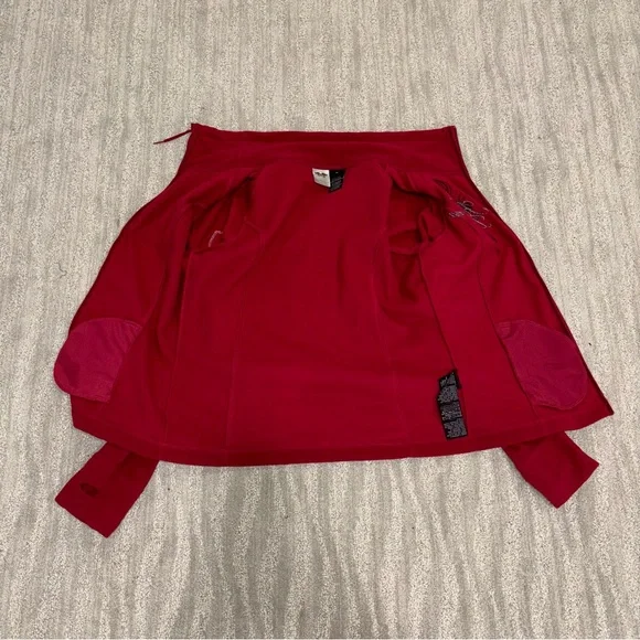 Harley Davidson Embroidered Full Zip Fleece Jacket Red Women’s Sz XL - Picture 5 of 7